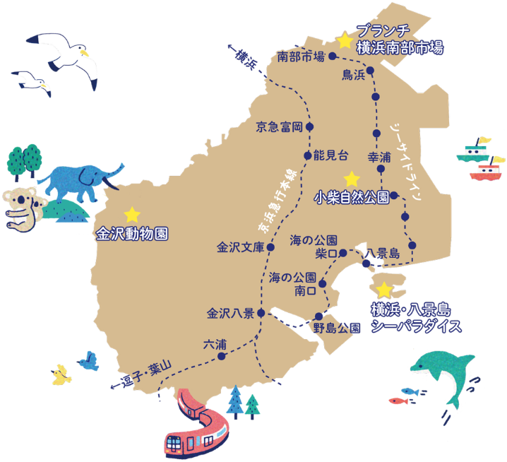 金沢区イメージマップ