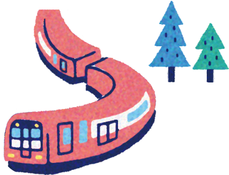 電車のイラスト