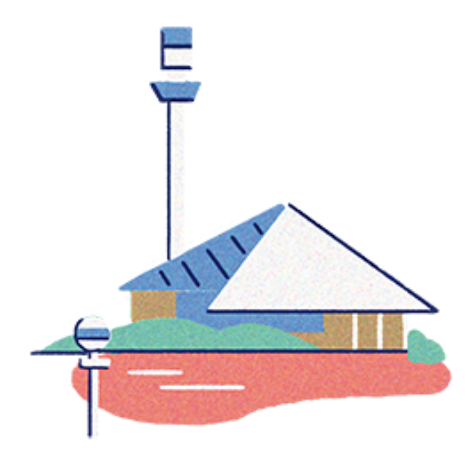 横浜・八景島シーパラダイスのイラスト